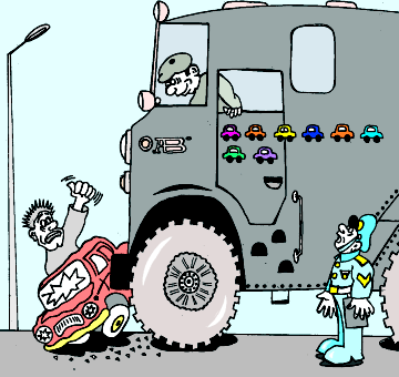 Карикатура про ДТП